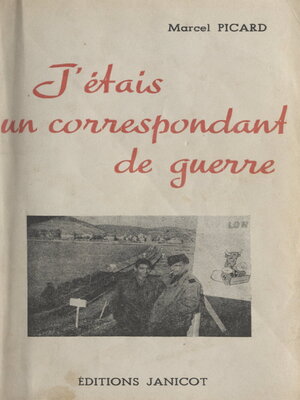 cover image of J'étais un correspondant de guerre